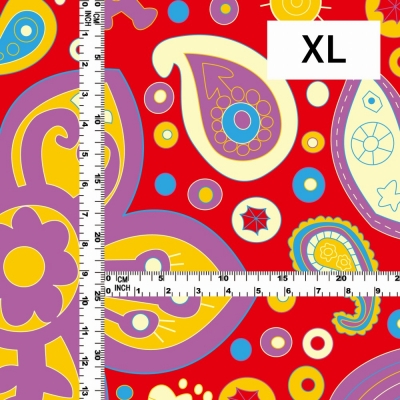 Flamenco Fabric / Paisley / JKF-005-RD