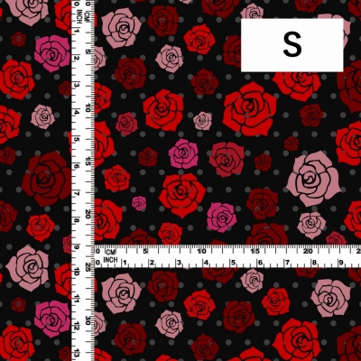 Flamenco Fabric / Rose / JKF-013-BK