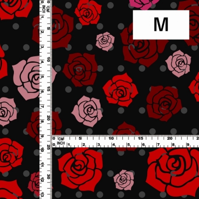Flamenco Fabric / Rose / JKF-013-BK