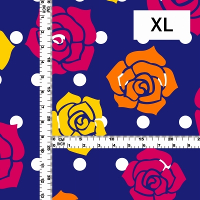Flamenco Fabric / Rose / JKF-013-BL