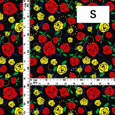 Flamenco Fabric / Rose / JKF-015-BK