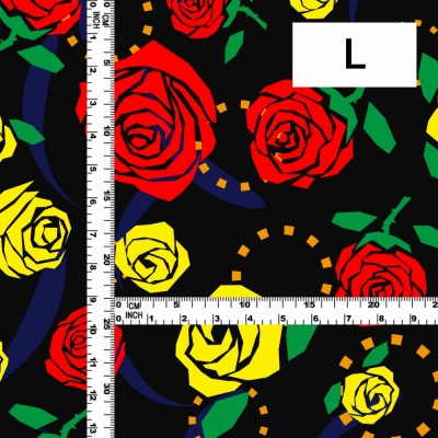 Flamenco Fabric / Rose / JKF-015-BK