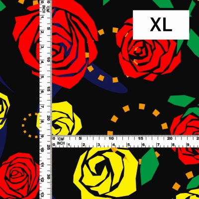 Flamenco Fabric / Rose / JKF-015-BK