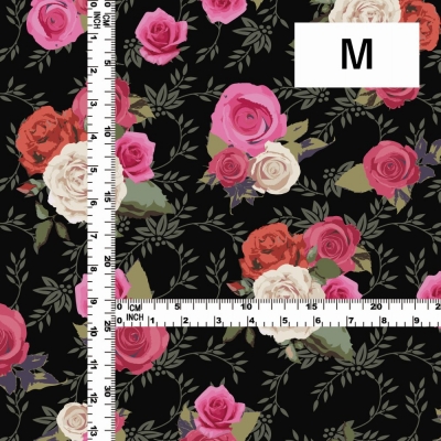Flamenco Fabric / Rose / JKF-017-BK