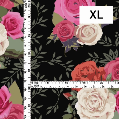 Flamenco Fabric / Rose / JKF-017-BK