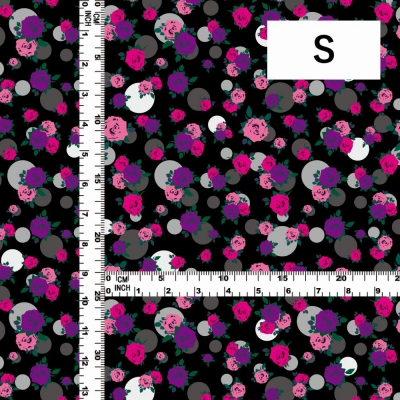 Flamenco Fabric / Rose&Dots / JKF-019-BKPI