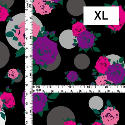 Flamenco Fabric / Rose&Dots / JKF-019-BKPI