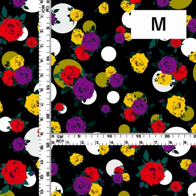 Flamenco Fabric / Rose&Dots / JKF-019-BKYE
