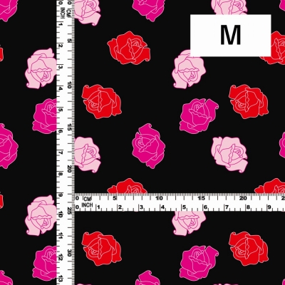 Flamenco Fabric / Rose / JKF-023-BK