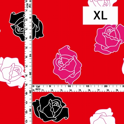 Flamenco Fabric / Rose / JKF-023-RD