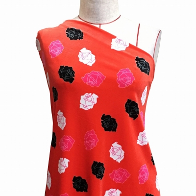 Flamenco Fabric / Rose / JKF-023-RD