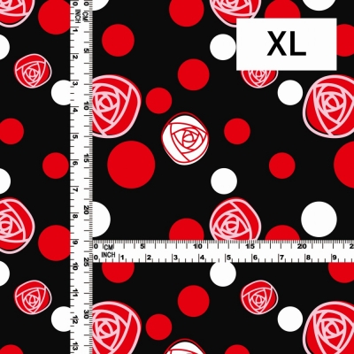 Flamenco Fabric / Rose&Dots / JKF-029-BK
