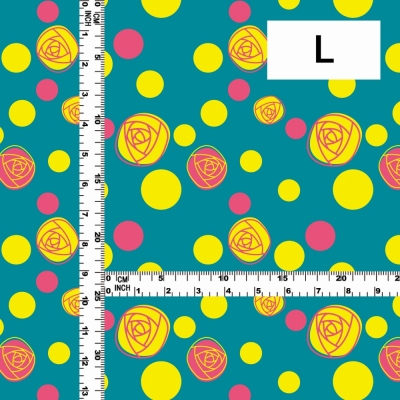 Flamenco Fabric / Rose&Dots / JKF-029-GR