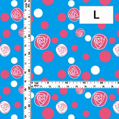 Flamenco Fabric / Rose&Dots / JKF-029-LBL