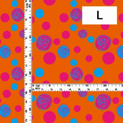 Flamenco Fabric / Rose&Dots / JKF-029-OR