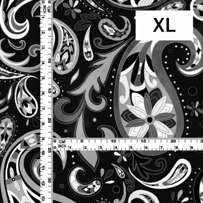 Flamenco Fabric / Paisley / JKF-035-BK
