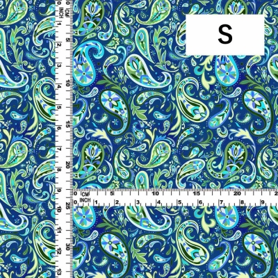 Flamenco Fabric / Paisley / JKF-035-BL