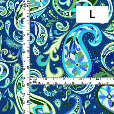 Flamenco Fabric / Paisley / JKF-035-BL