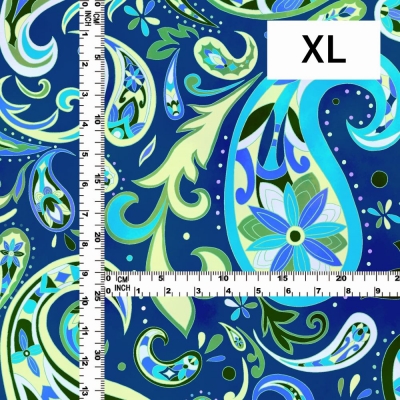 Flamenco Fabric / Paisley / JKF-035-BL