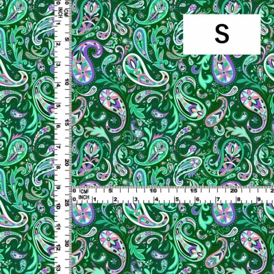 Flamenco Fabric / Paisley / JKF-035-GR