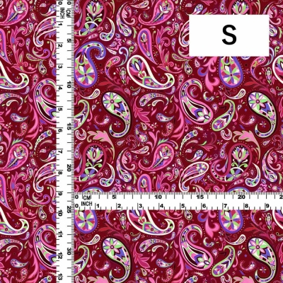 Flamenco Fabric / Paisley / JKF-035-RD
