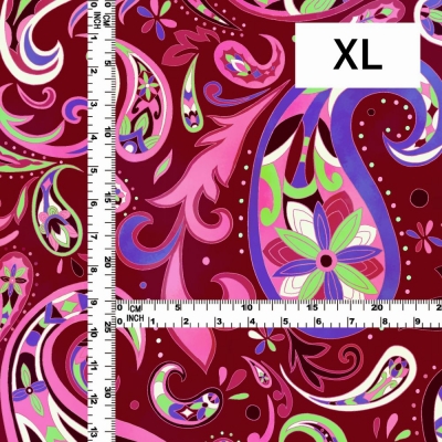 Flamenco Fabric / Paisley / JKF-035-RD