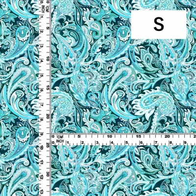 Flamenco Fabric / Paisley / JKF-037-BL