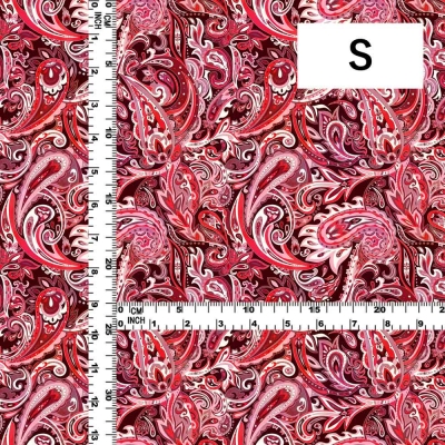 Flamenco Fabric / Paisley / JKF-037-RD