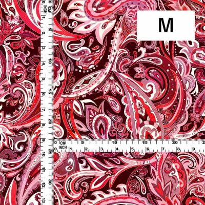 Flamenco Fabric / Paisley / JKF-037-RD