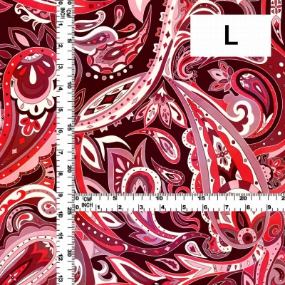 Flamenco Fabric / Paisley / JKF-037-RD