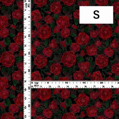 Flamenco Fabric / Rose / JKF-061-BK