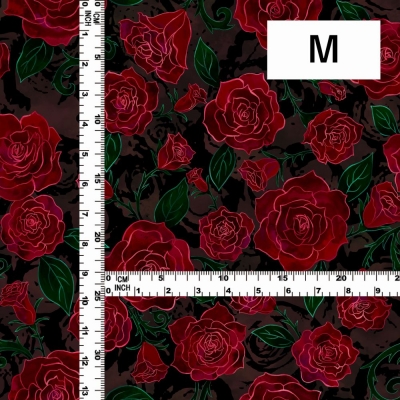 Flamenco Fabric / Rose / JKF-061-BK