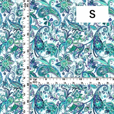 Flamenco Fabric / Paisley / JKF-063-BL