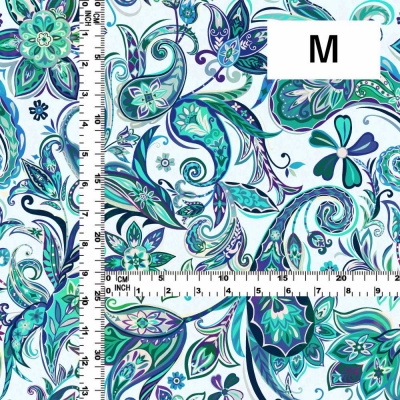 Flamenco Fabric / Paisley / JKF-063-BL