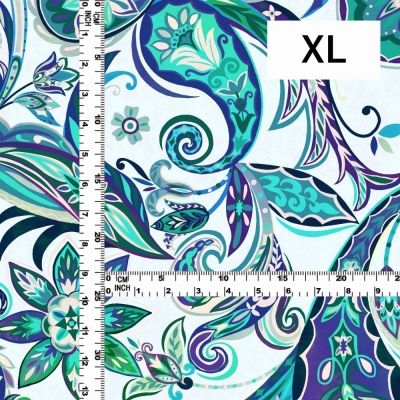 Flamenco Fabric / Paisley / JKF-063-BL