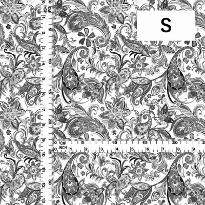 Flamenco Fabric / Paisley / JKF-063-GY