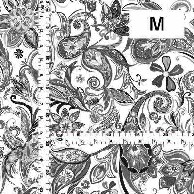 Flamenco Fabric / Paisley / JKF-063-GY