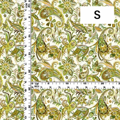 Flamenco Fabric / Paisley / JKF-063-YE