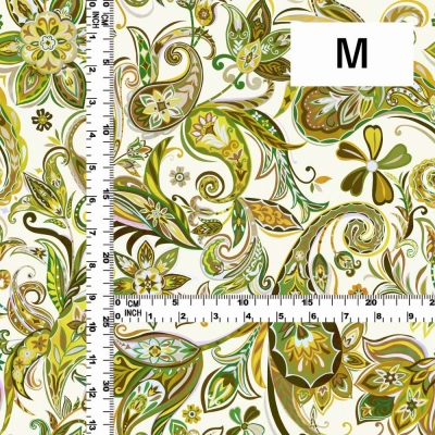 Flamenco Fabric / Paisley / JKF-063-YE