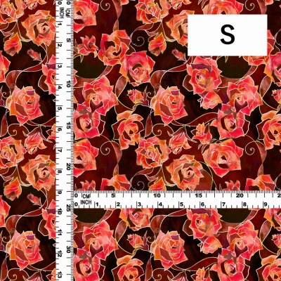 Flamenco Fabric / Rose / JKF-065-ORBR