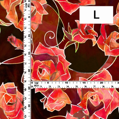 Flamenco Fabric / Rose / JKF-065-ORBR