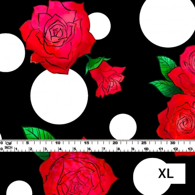 Flamenco Fabric / Rose&Dots / JKF-069-BKRD