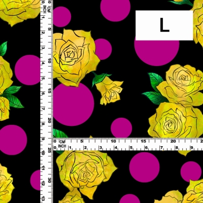 Flamenco Fabric / Rose&Dots / JKF-069-BKYE
