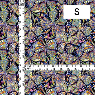 Flamenco Fabric / Butterfly Paisley / JKF-071-BL