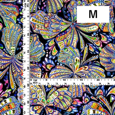 Flamenco Fabric / Butterfly Paisley / JKF-071-BL