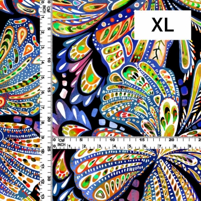 Flamenco Fabric / Butterfly Paisley / JKF-071-BL
