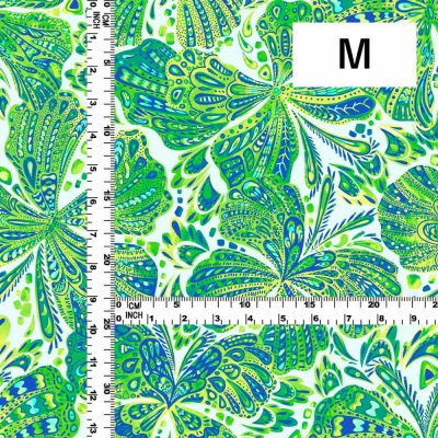 Flamenco Fabric / Butterfly Paisley / JKF-071-GR