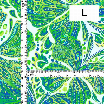Flamenco Fabric / Butterfly Paisley / JKF-071-GR
