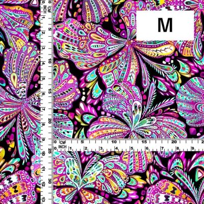 Flamenco Fabric / Butterfly Paisley / JKF-071-PU