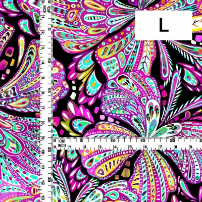 Flamenco Fabric / Butterfly Paisley / JKF-071-PU